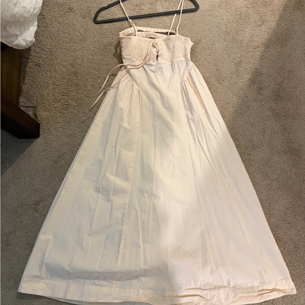 Free People Cream Maxi Dress